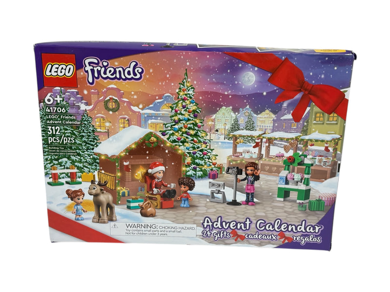 LEGO Friends 2022 Advent Calandar 312 pc Building Blocks Set 41706