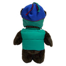 L.L. Bean Stuffed Animal Plush 18" Teddy Bear w/ Blue Puffer Vest & Winter Hat