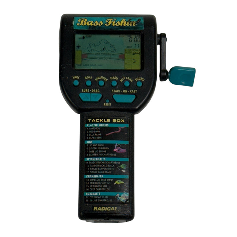 Radica Bass Fishin 1996 Handheld Electronic Fishing Game 3732
