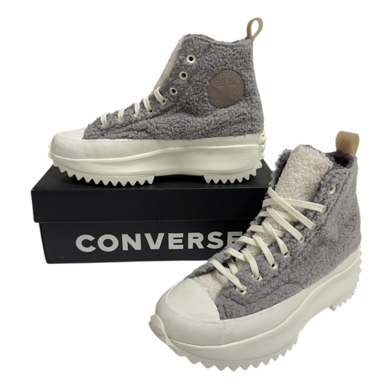 Converse Run Star Hike Hi Womens Sherpa Platform Vapor Mauve Shoes