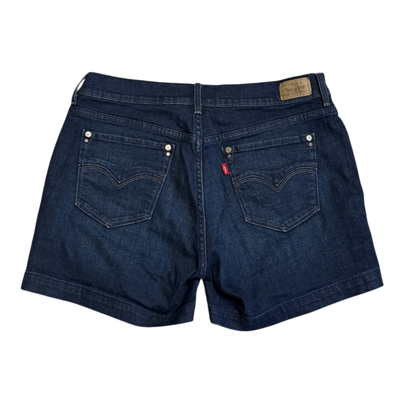 Levi's 515 Womens Dark Blue Denim Jean Shorts