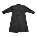 Jofeld Dartmouth Womens Long Black Wool Trench Pea Coat