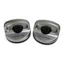 (2) Gold's Gym Silver Rotating Locking Pushup Handle Bar Stands