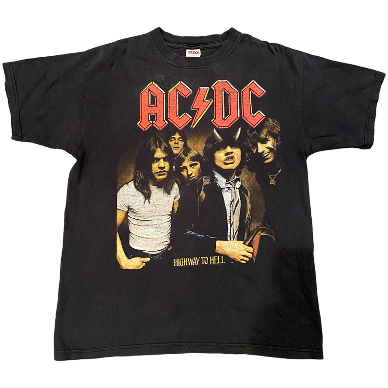 Anvil AC/DC Highway to Hell Black Rock Concert T-Shirt