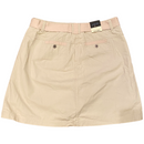 St. Johns Bay Womens Two Way Wearability Button Belt Khaki Skort WPL