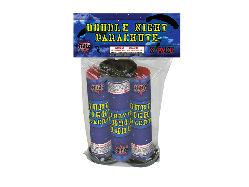 Big Fireworks Double Night 3 Pack Parachutes