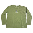 Life Is Good Chill Snowman Womens Long Sleeve Shirt