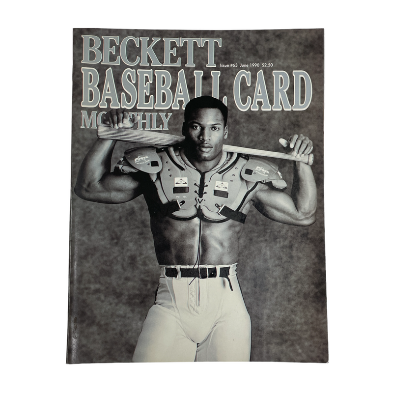 Beckett Baseball Card Monthly June '90 Bo Jackson Price Guide Magazine Issue