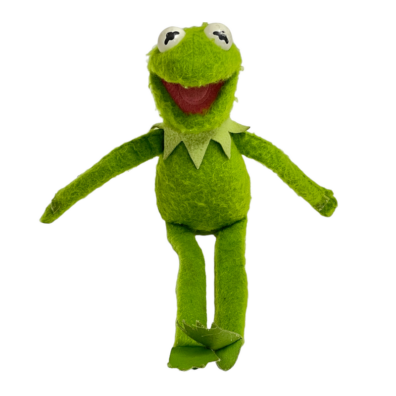 Fisher Price 1981 Jim Henson Kermit The Frog Muppet Plush Stuffed Animal Doll 857