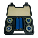 Performax Adjustable Interchangeable 3-5 lbs Chrome Dumbbell Weight Set