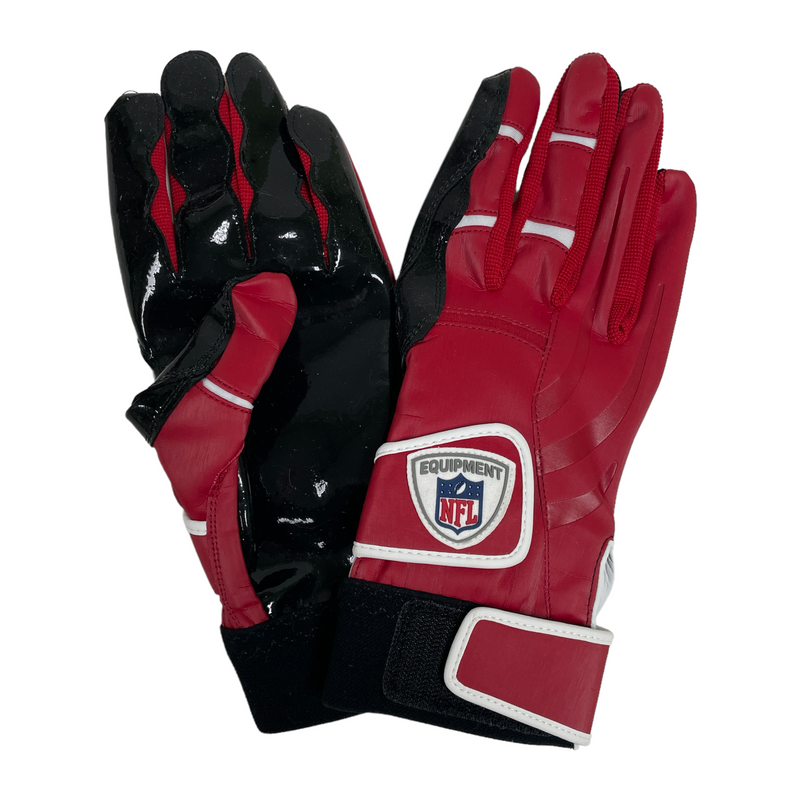 NFL Equipment Reggie II 2 Leather Silicone Palm Football Gloves