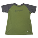 "Life Is Good" Slogan Youth Boys Green Gray Short Sleeve T-Shirt