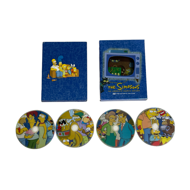 The Simpsons Complete Fourth 4th Season Collector's Edition 4 Disc DVD Set