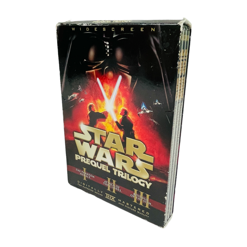 Star Wars Prequel Trilogy I II III 1 2 3 Widescreen 6 Disc DVD Set