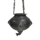Shiva Linga Darha Patra Nandi Ganesha Elephant Goat Hanging Hindu Vessel Pot