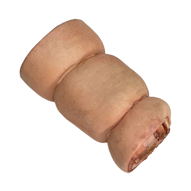5-6" Dog Chew Treat Natural Puffed Beef Cow Cheek Roll - NOT Rawhide