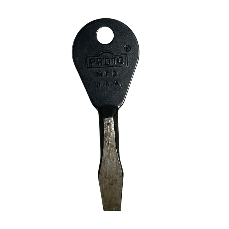 Proto Vintage Pocket Key Chain Flathead Screwdriver Tool