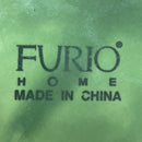 (4) Furio Oak Leaf Green Ceramic Flour Sugar Cookie Canister Jars Set