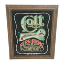 Colt Fire Arms Company Man Cave Sign 24"x20" Framed Wall Mirror