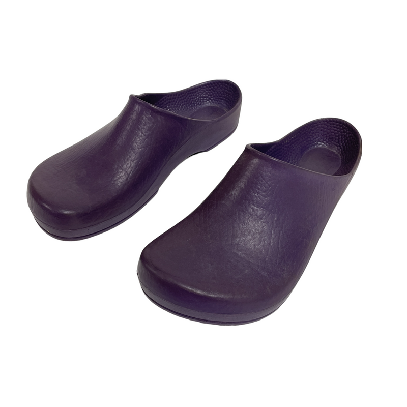Birkenstock Super Birki's Ges-Gesch Unisex Purple Slip On Clog Shoes
