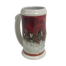 Budweiser 2004 Celebrating 25 Years Of Clydesdale Holiday Anniversary Stein Mug