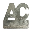 AC Spark Plug Vintage Automotive Gap Gapping Gapper Metal Gauge GG10