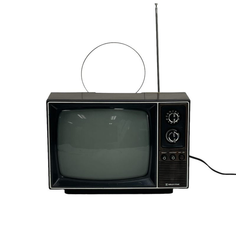 Gold Star Vintage Simulated Wood Trim 12" Television TV VR-230