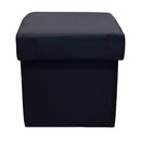 (2) Valerie Parr Hill Reversible Tray Cushion Fold Up Outdoor Storage Ottomans