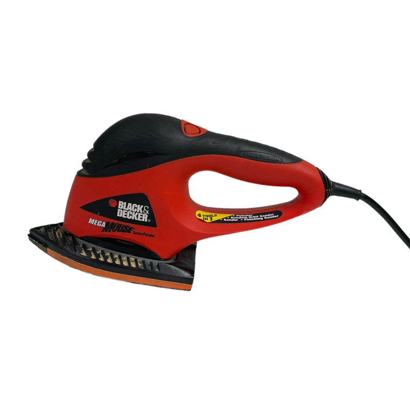 Black & Decker Mega Mouse Orbital Sander/Polisher Power Tool MS700