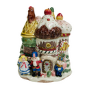 Fitz & Floyd FF 1992 Vintage Christmas Nutcracker Sweets Cookie Jar