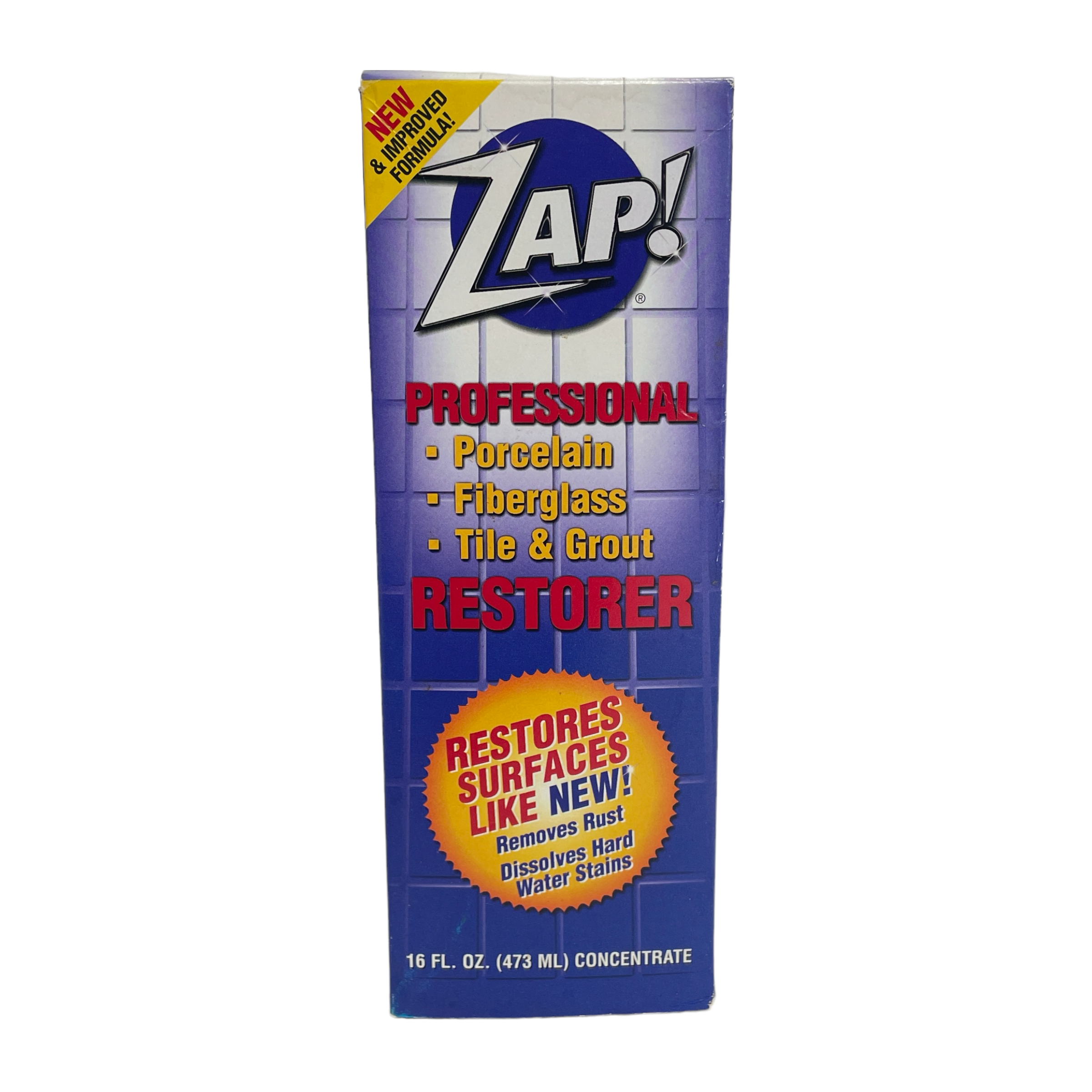 Zap! Professional Restorer Tile/Grout Surface Cleaner 16 Fl. Oz. Conce