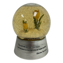 Department 56 Serenity Spheres Lizz Ross Birds Wind Sounds Flowers Snow Globe