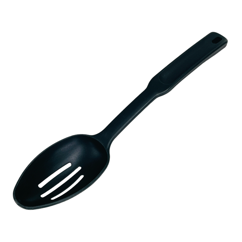 The Pampered Chef Black Nylon Slotted Straining 13" Serving Spoon
