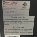 Heat Surge Touchscreen Control Wood Trim Rolling Space Heater Electric Fireplace S8