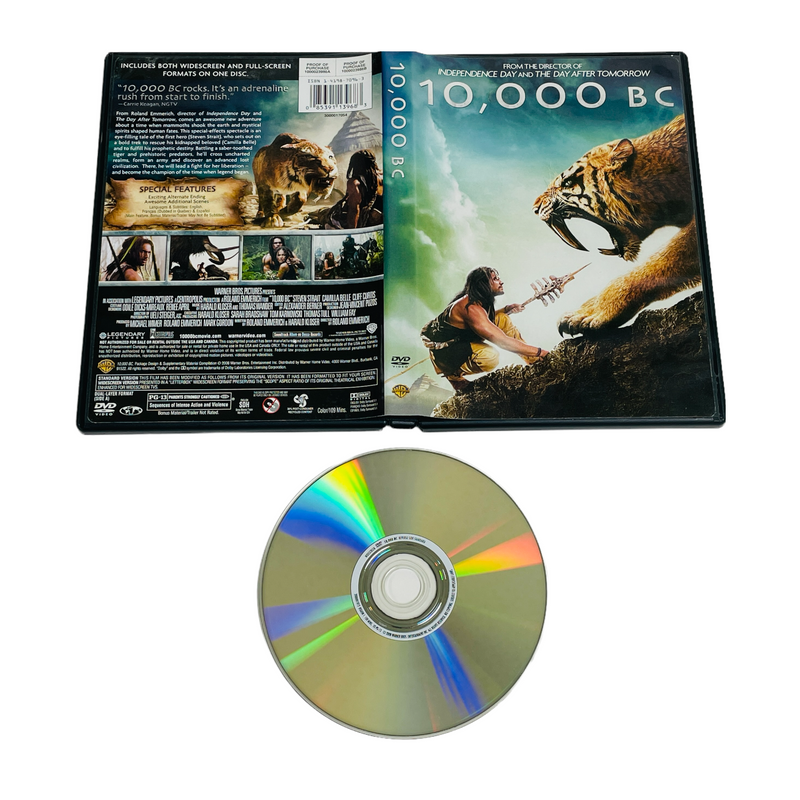 10,000 B.C. Widescreen / Full Frame 2008 DVD