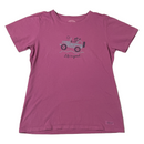 Life Is Good Classic Fit Off Road Jackie In Jeep Womens Short Sleeve T-Shirt