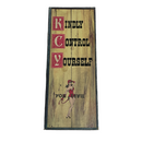 Soroka Kindly Control Yourself KCY You Devil 6"x15" Sign