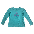 Life Is Good Grow Your Own Way Classic Fit Flowers Womens Long Sleeve Shirt