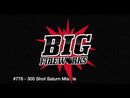 Big Fireworks 300 Shot Whistling Rockets Saturn Missle 200 Gram Aerial Repeater Box