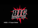 (24) Big Fireworks 5" American Super 60 Gram Canister Shells