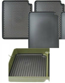 Cook's Essentials 7-pc BBQ Grill Pan w/ Removable Nonstick Plates FLSZ-1871776