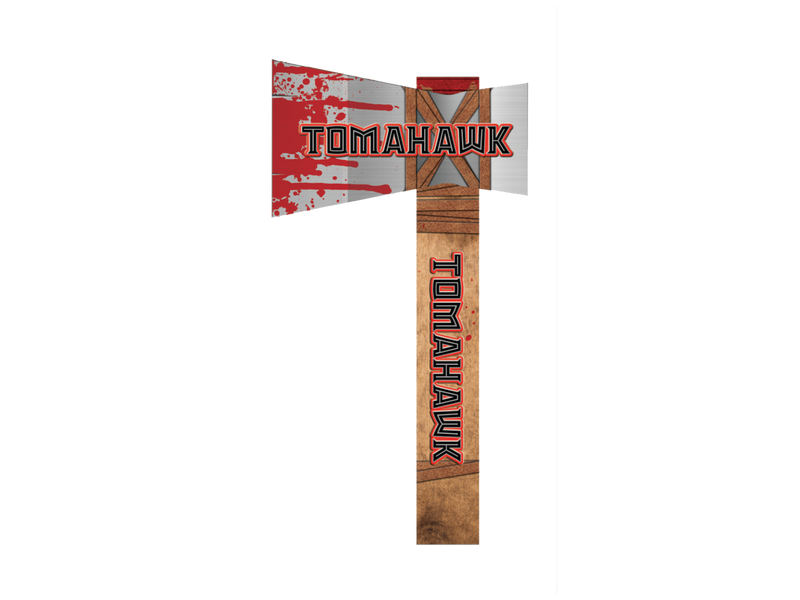 Big Fireworks Tomahawk Shaped Roman Candle