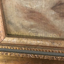 William Bouguereau 1891 A Little Shepherdess Framed 30.5"x18.5" Print