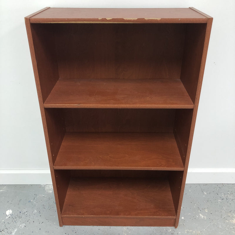 41.5" Repliacated Wood 1 Adjustable 2 Shelf Bookcase