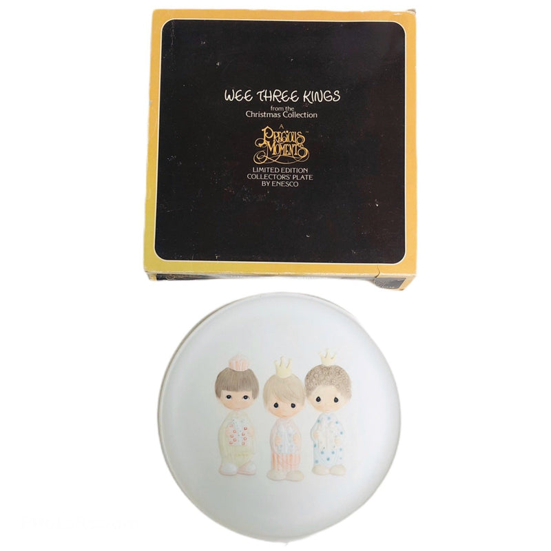 Precious Moments Wee Three Kings Christmas Collection Collectors Plate E-0538