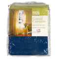 Martha Stewart Everyday Casual One Fan Tab Top Panel Brushed Cotton Twill 42"x63" Curtains