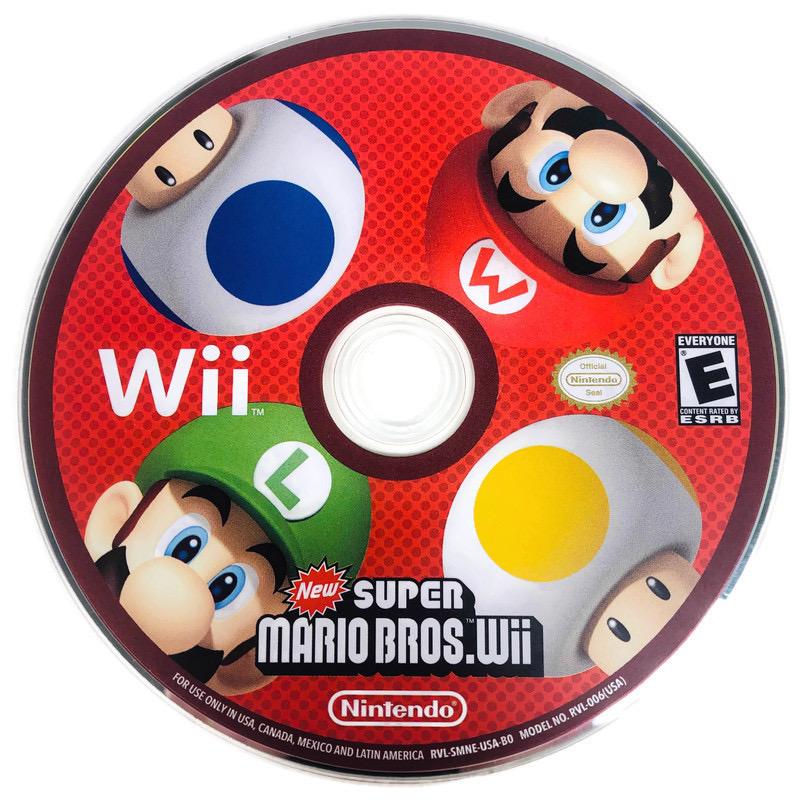 Wii Replacement Case - NO GAME - New Super Mario Bros. Wii