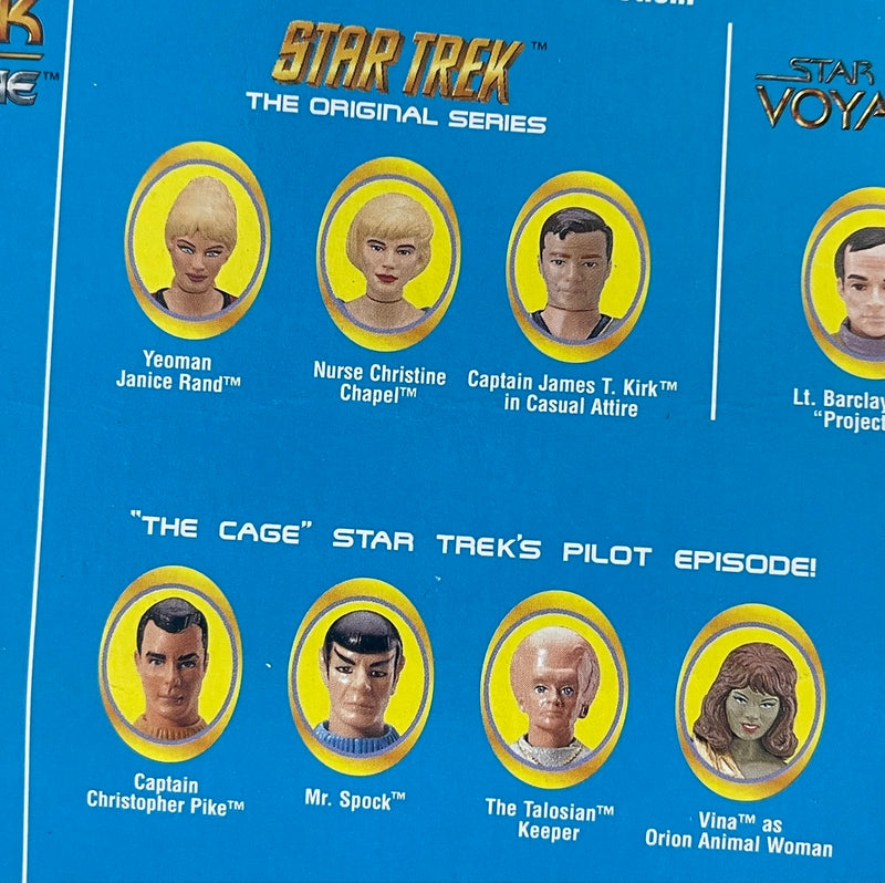 (8) Star Trek The Original Series Pilot Episode The Cage Action Figures Set