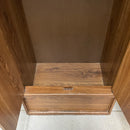 Sauder Brown Replicated Wood 2 Door Wardrobe Organizer Storage Closet Armoire