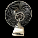 Sears Transparent 3 Blade Off White Brown Oscillating Fan 453